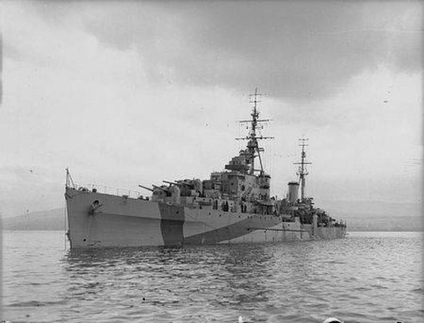 HMS Bellona 1942