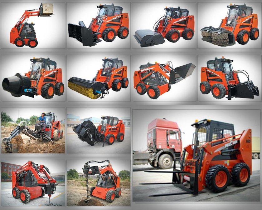 Минипогрузчик JCB навесное оборудование