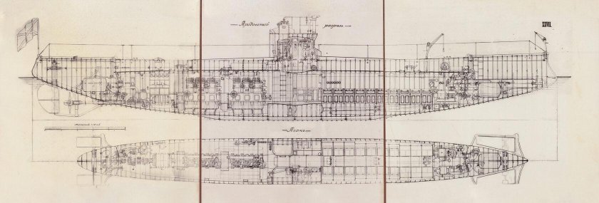 Подводная лодка Пионер чертежи