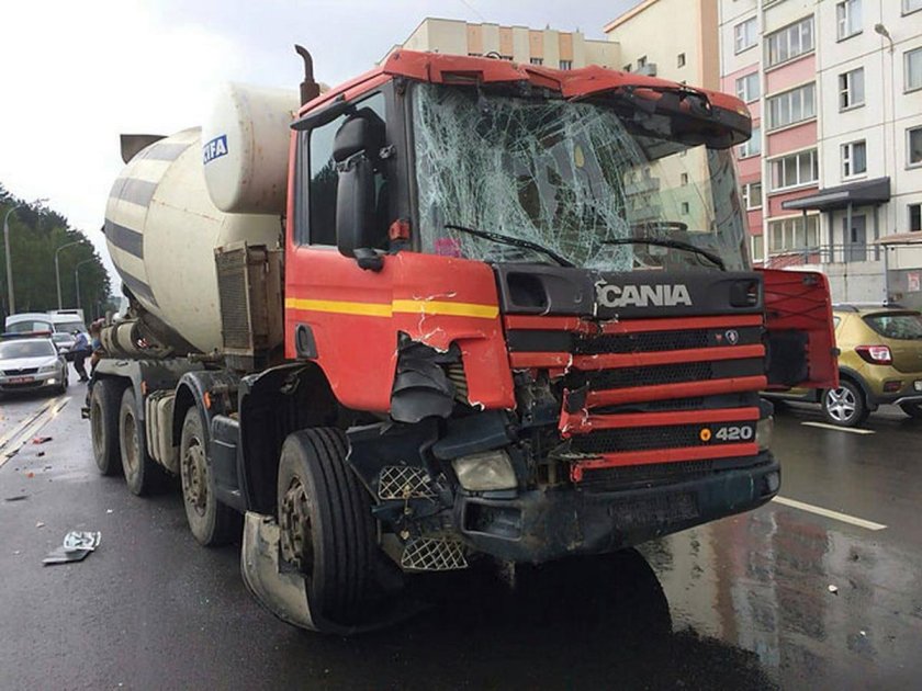 Скания бетономешалка