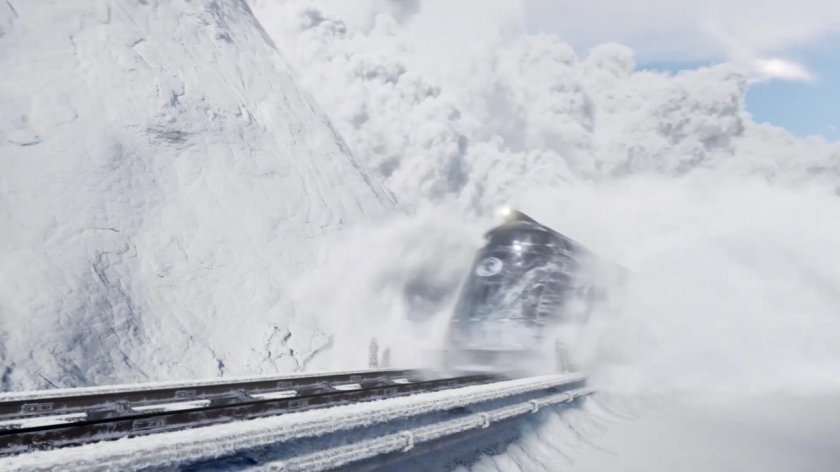 Сквозь снег сериал поезд