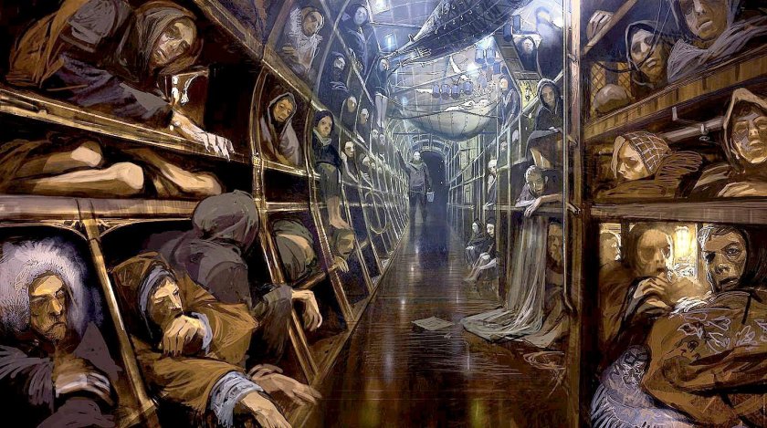 Сквозь снег концепт арт