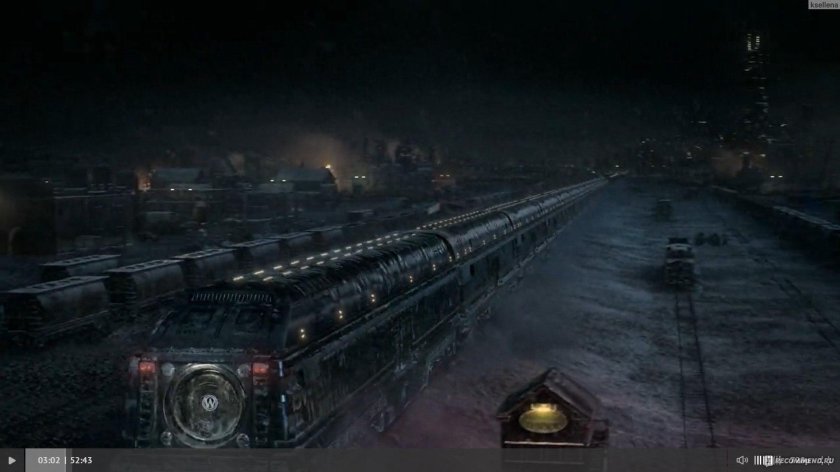 Сквозь снег Локомотив