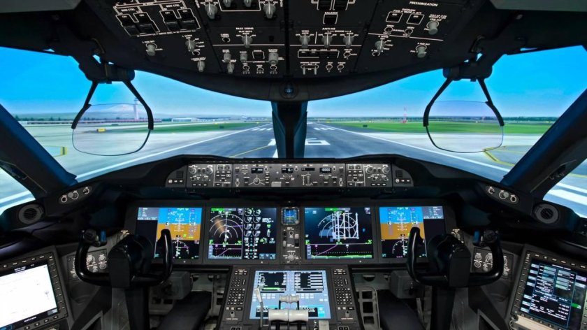 Боинг 787 кабина