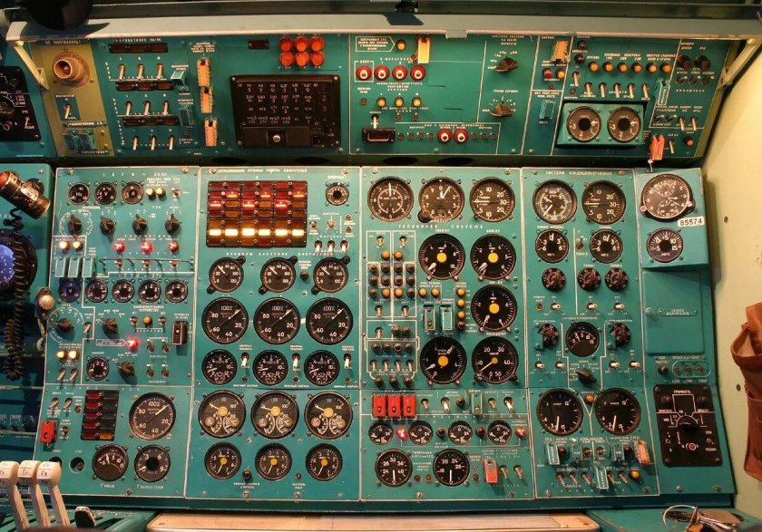 Панель бортинженера ту-154м