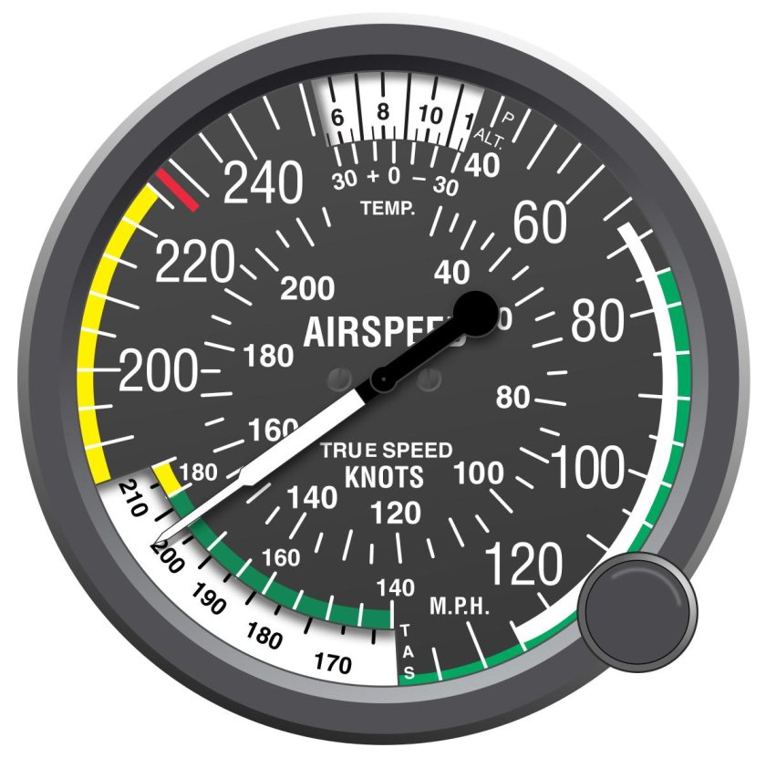 Airspeed indicator 190