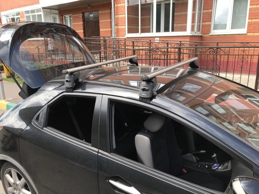 Багажник на крышу Хонда Цивик 4д