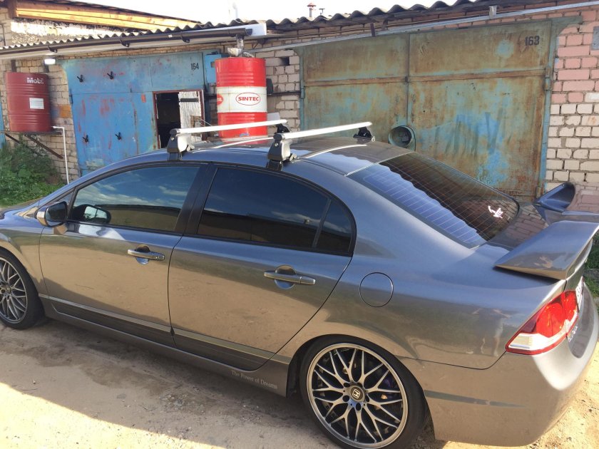 Багажник на крышу Honda Civic 4d