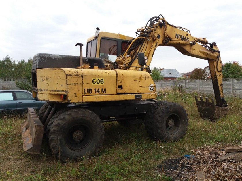 Экскаватор ПП колесный NOBAS ub14m