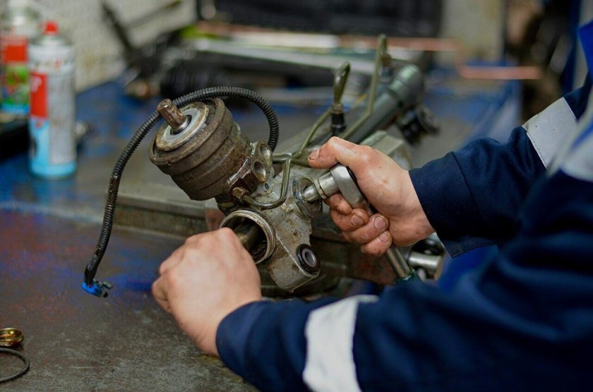 Восстановление рулевой рейки