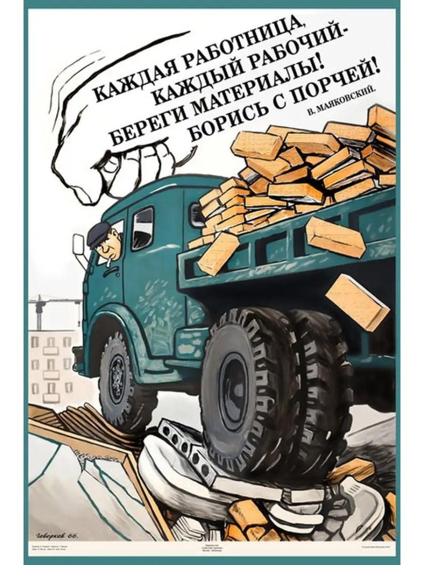 Советские плакаты автомобилистов