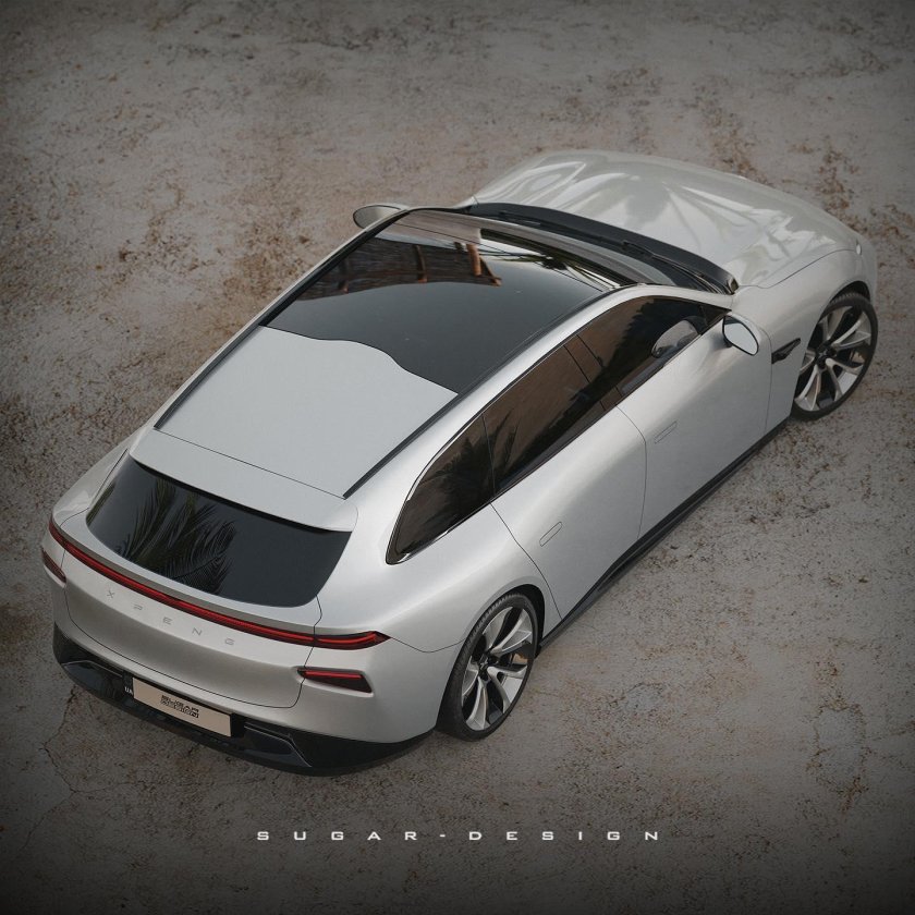 Машина Xpeng p7