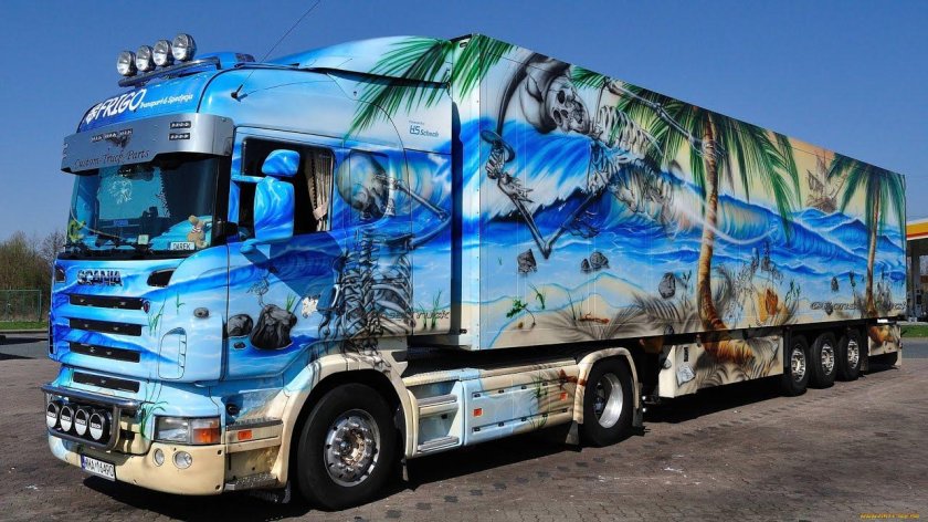 Грузовик Скания тюнингованный
