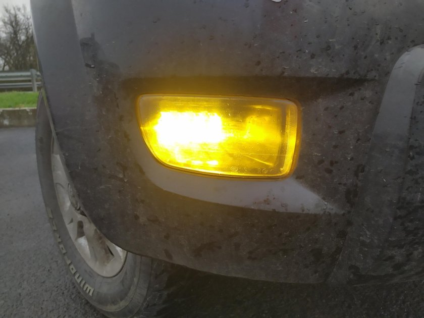 ВАЗ 2107 С жёлтыми ПТФ