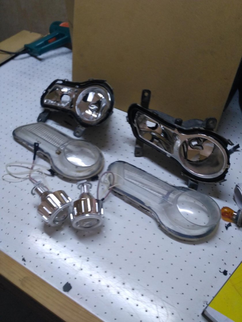 Линза лампа н3 противотуманная