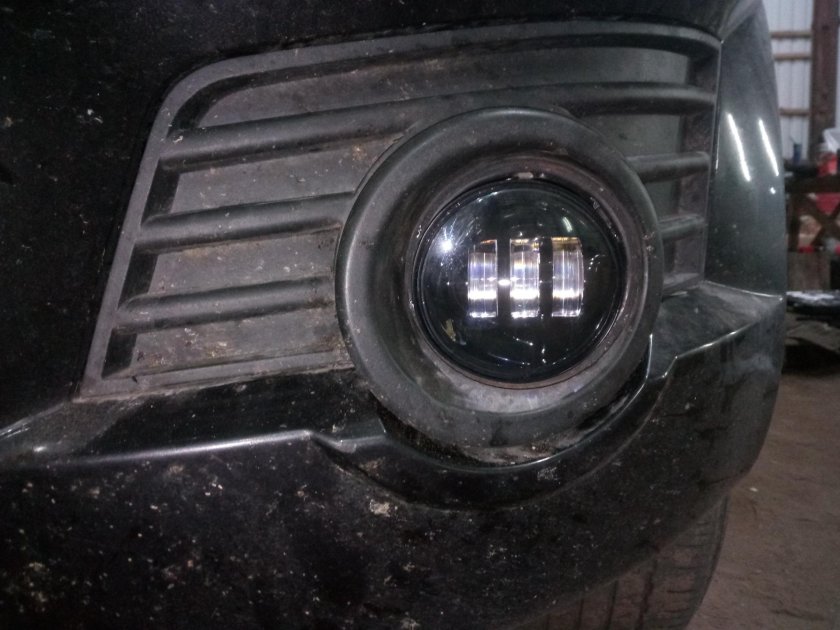 Led ПТФ на Ховер н3