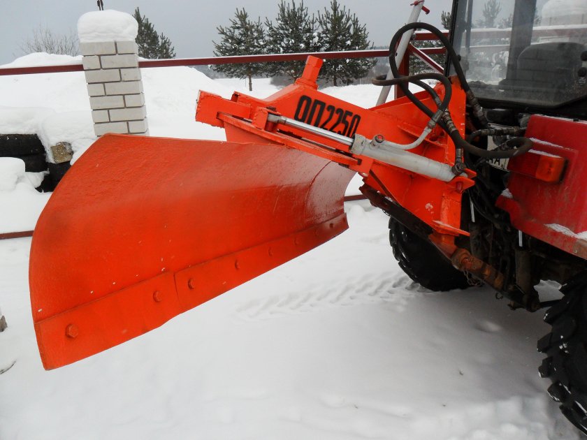 Задний отвал на МТЗ 82