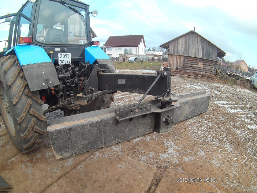 Отвал спереди на т 40