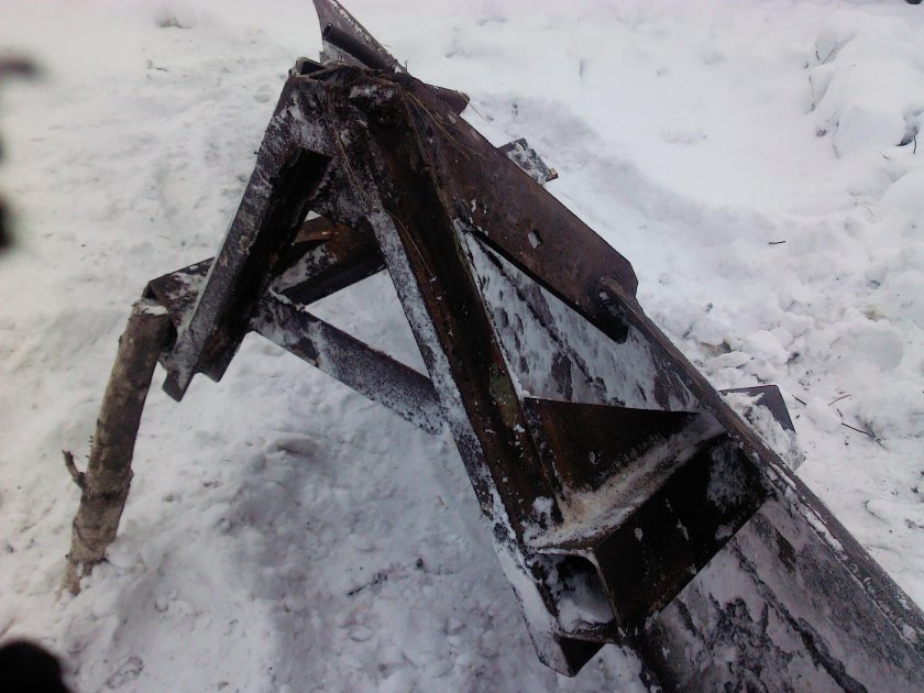 Лопата поворотная на МТЗ 80