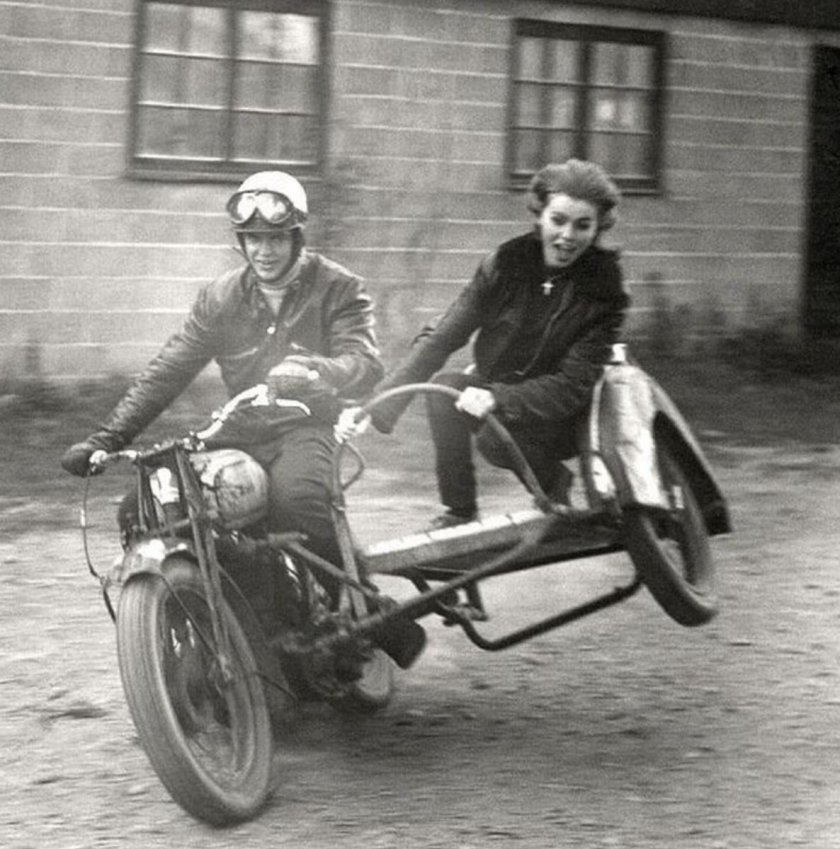 Retro-Sidecar велосипед