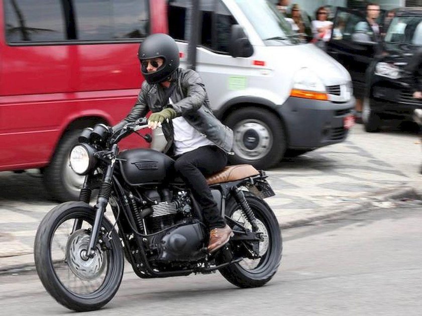 David Beckham Triumph Bonneville
