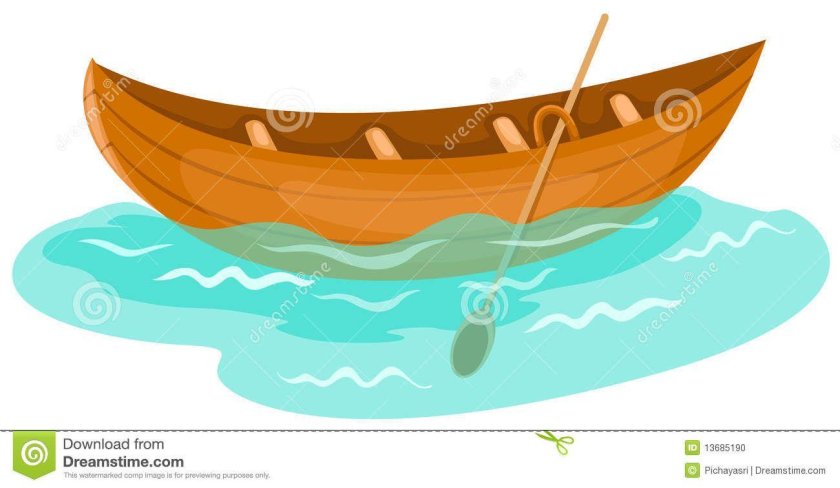Каноэ для детей на прозрачном фоне