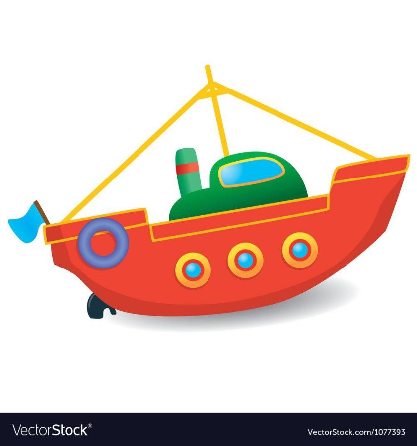 Кораблик мультяшный