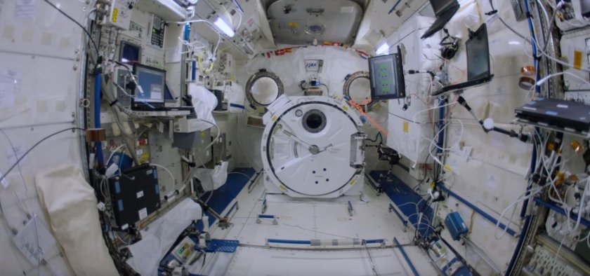 Модули МКС внутри