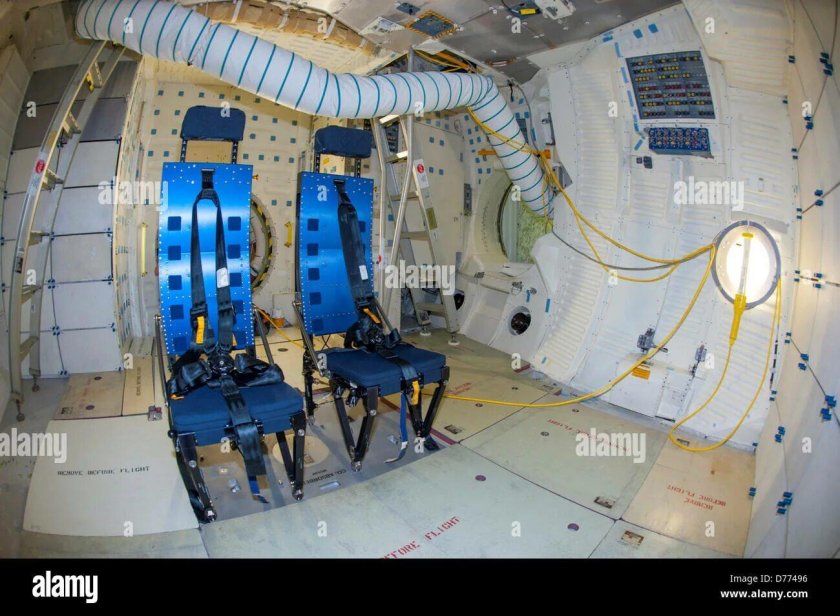 Кабина космического корабля Спейс шаттл
