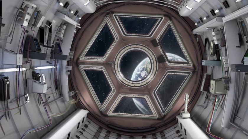 Спейс шаттл внутри