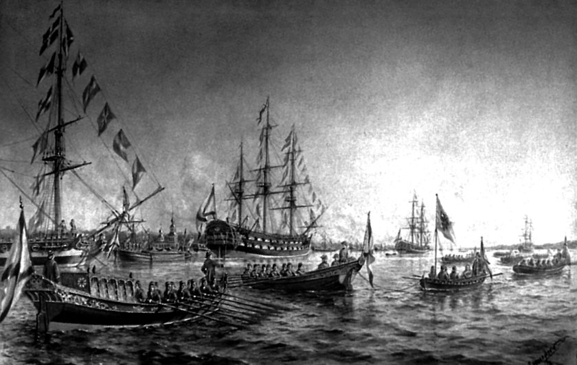 Балтийский флот Петра 1