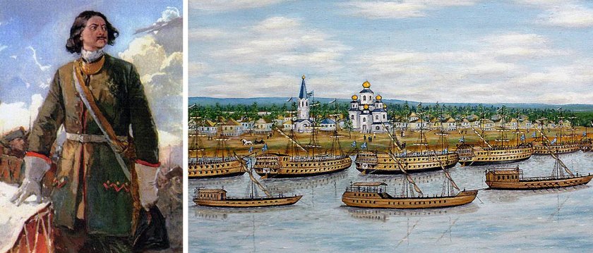 Флот Петра 1 в Воронеже