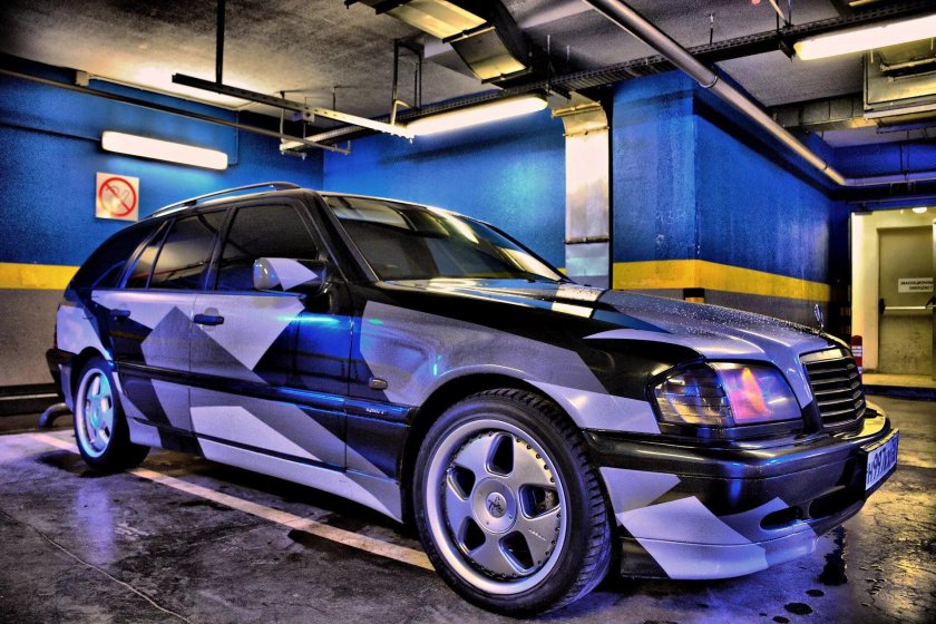 Mercedes w124 камуфляж