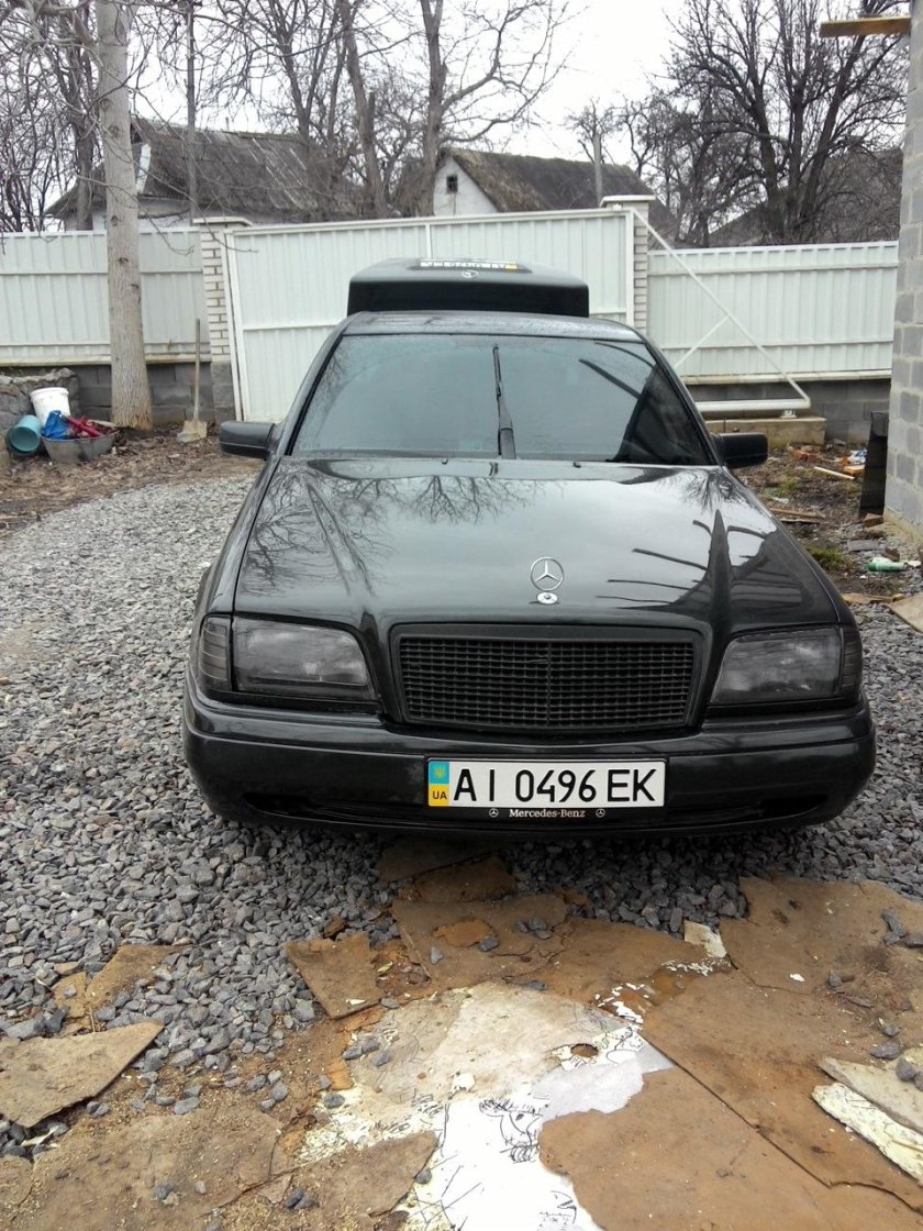 Мерседес w202 черный