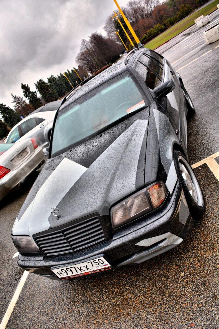 Мерседес 124 камуфляж