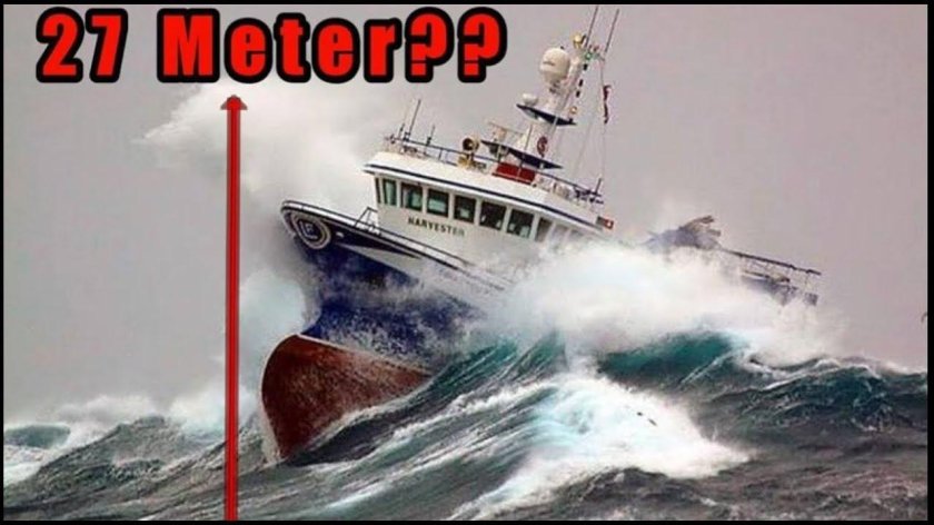 Баренцево море корабли шторм