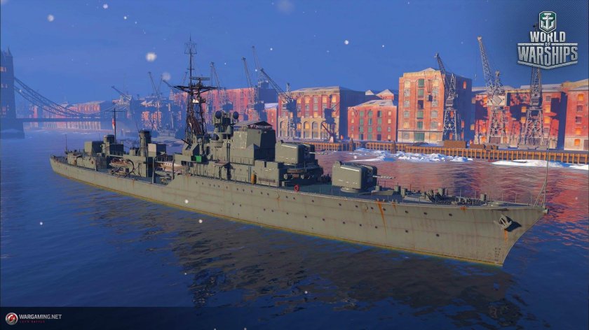 Эсминец Дэринг World of Warships