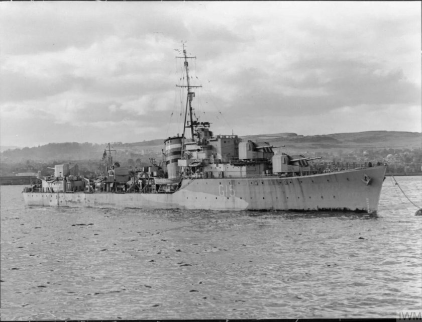 Британские эсминцы второй мировой войны