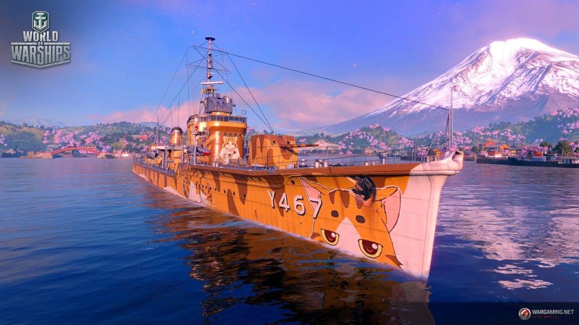 World of Warships аниме корабли