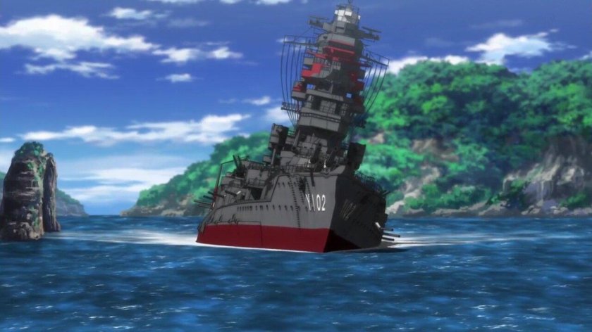 Корабль Ямато аниме