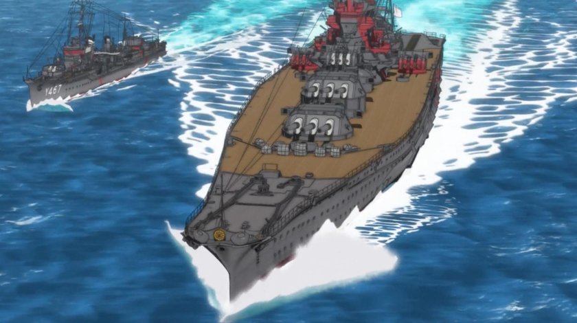 Мусаши корабль аниме