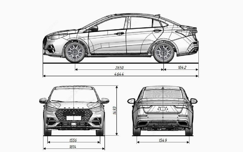 Омода с5 габариты