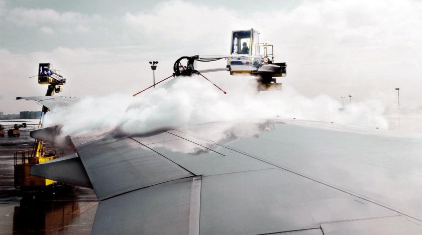 Противообледенительная жидкость для самолетов