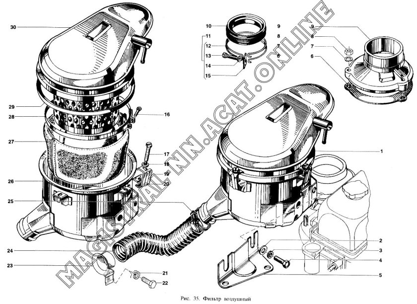 Фильтр воздушный УАЗ 469 карбюратор