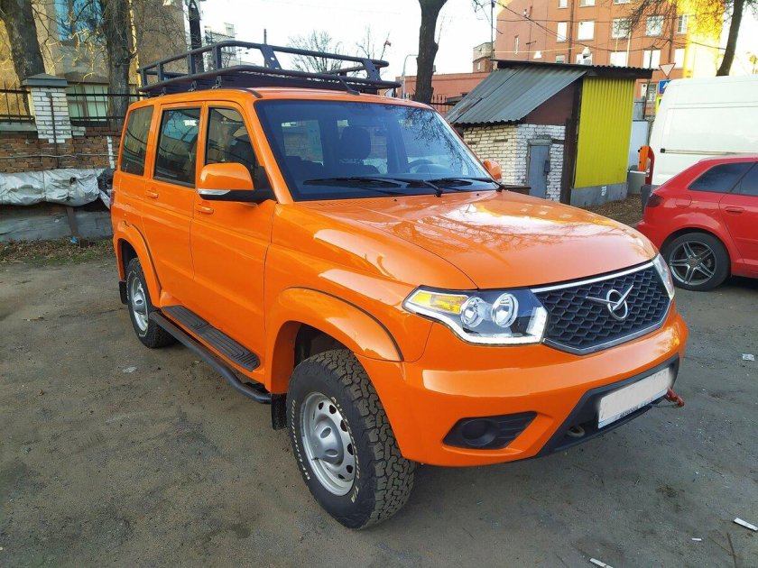 УАЗ Патриот 2021 оранжевый