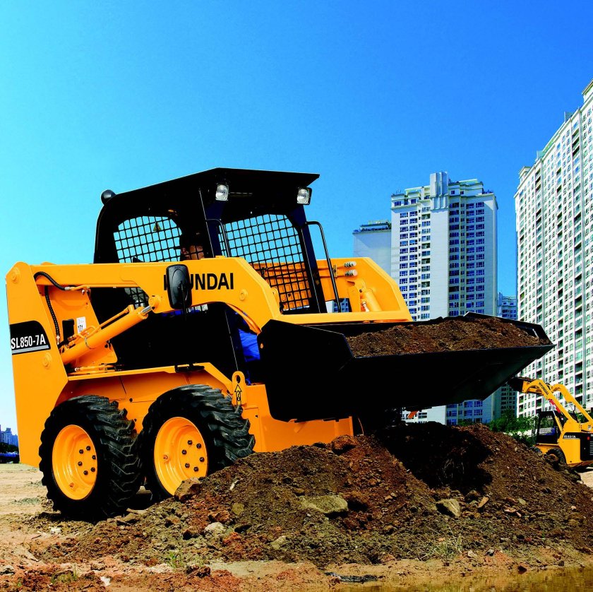 Мини-погрузчик Hyundai hsl850-7a