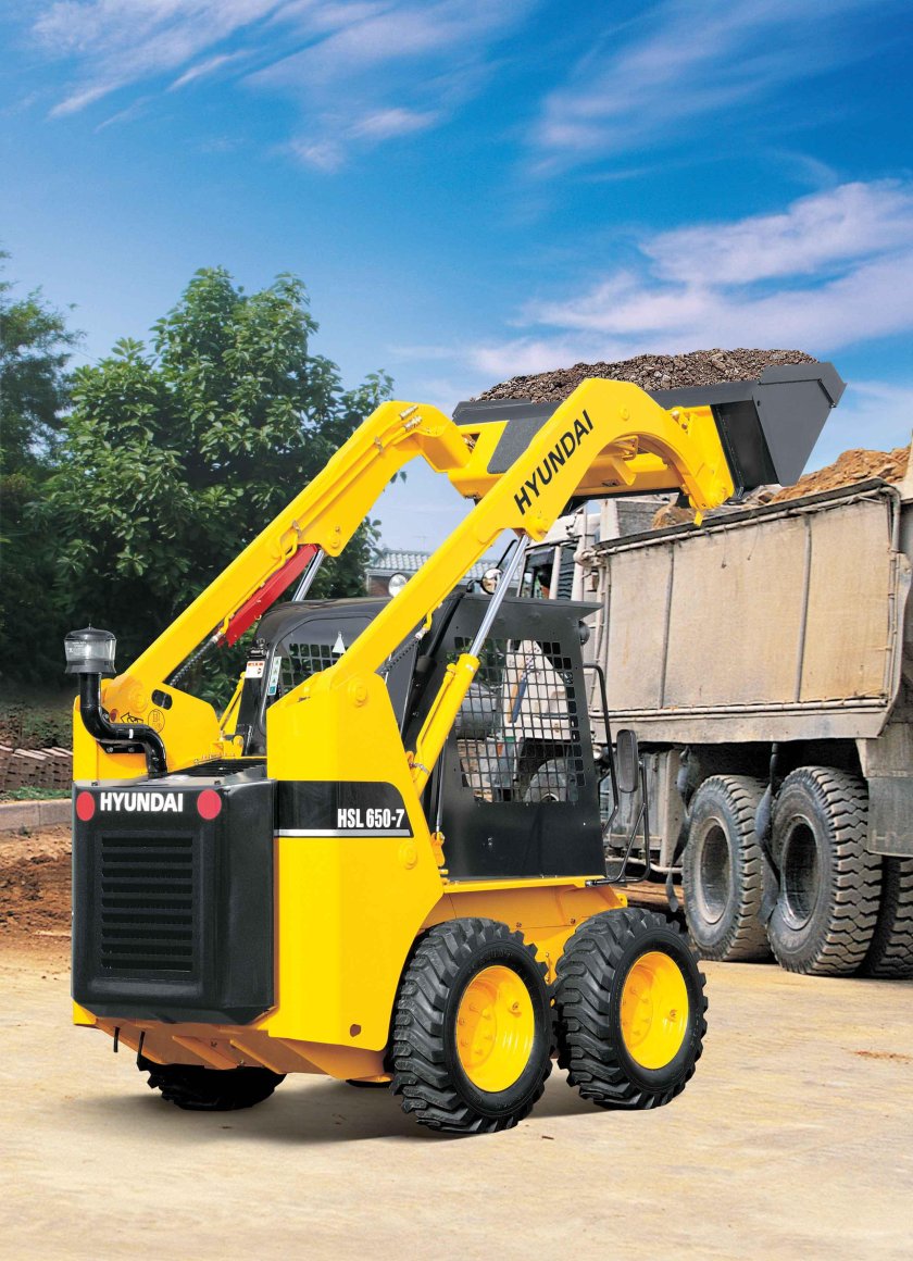 Мини-погрузчик Hyundai hsl650-7a