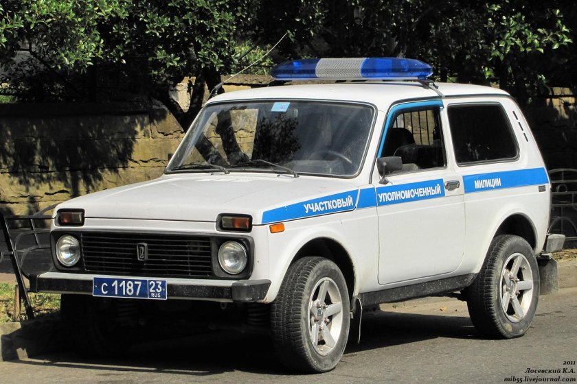 Нива 21213 полиция
