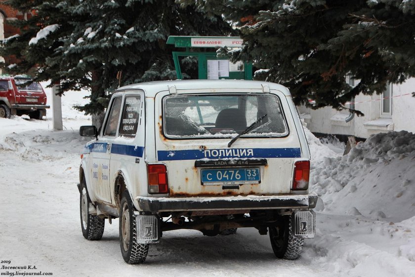 Нива 21214 полиция