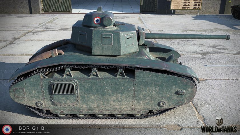 Французский танк BDR g1 b